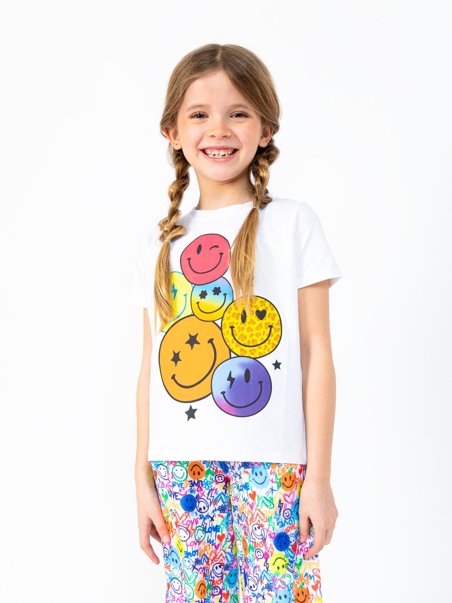 Smiley Faces Short Sleeve Tee