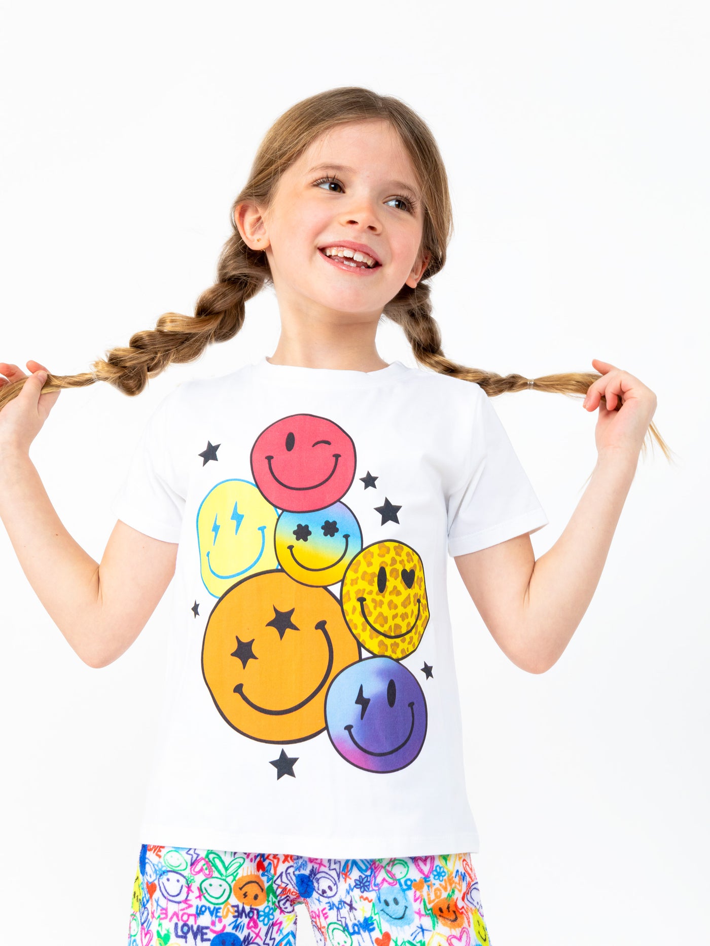 Smiley Faces Short Sleeve Tee