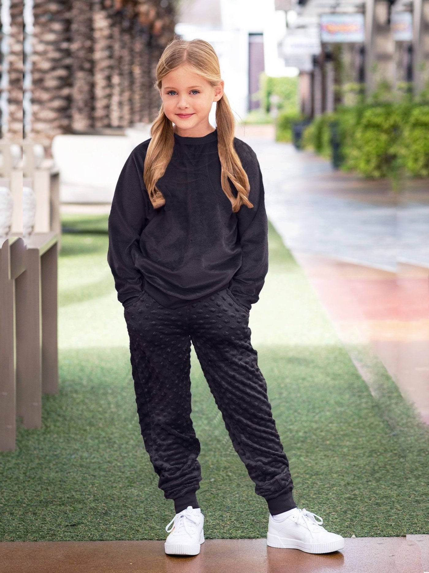 Mix and Match Minky Sweatshirt and Jogger Pant Gift Set