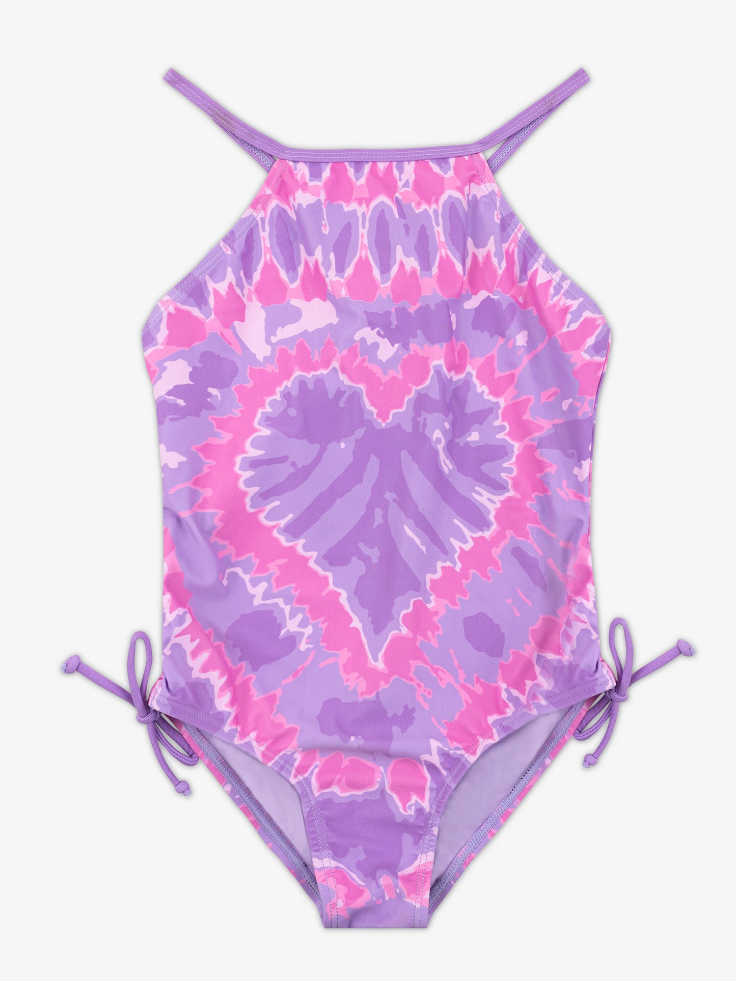 Heart Print One Piece Swimsuit