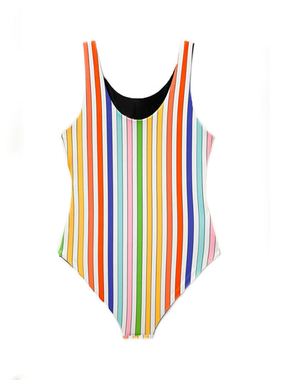 Reversible Rainbow Sunglasses One Piece Swimsuit