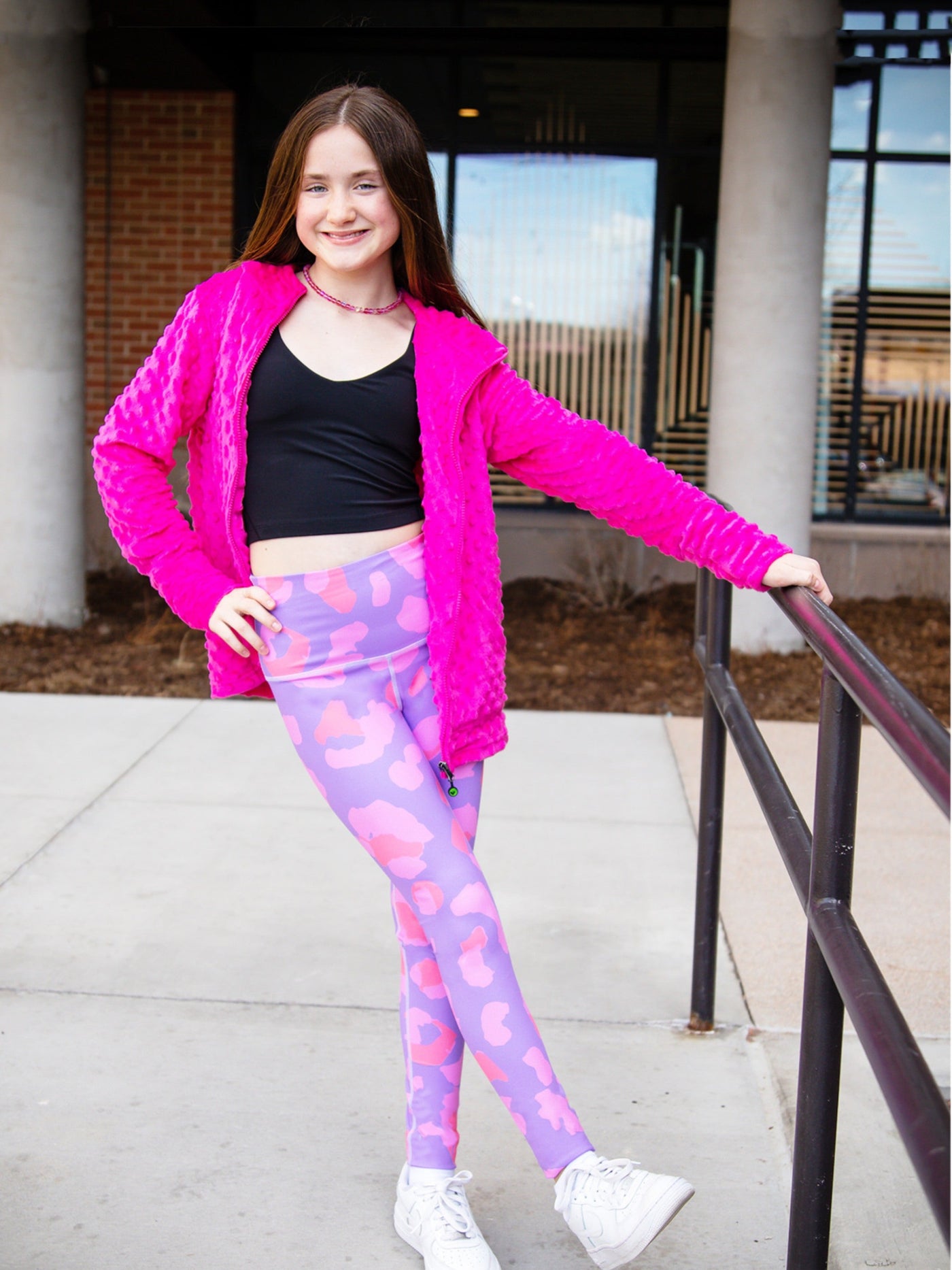 Orchid Minky Sweatshirt and Rimi Leggings Gift Set