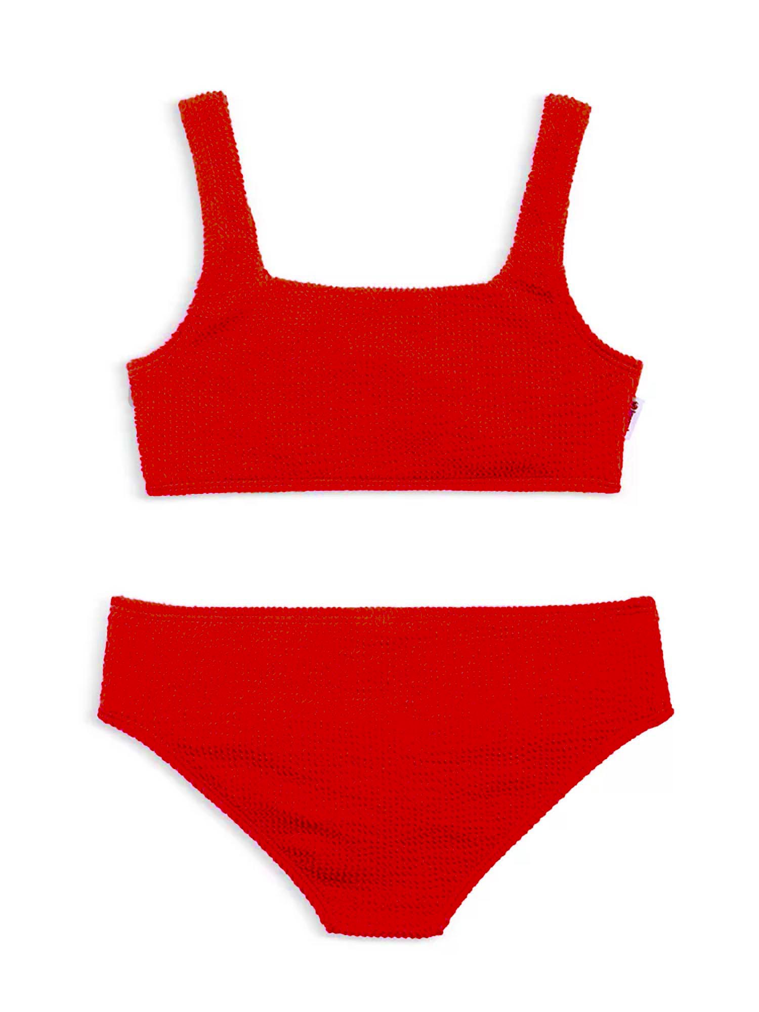 Girls Square Neck Two Piece Bikini