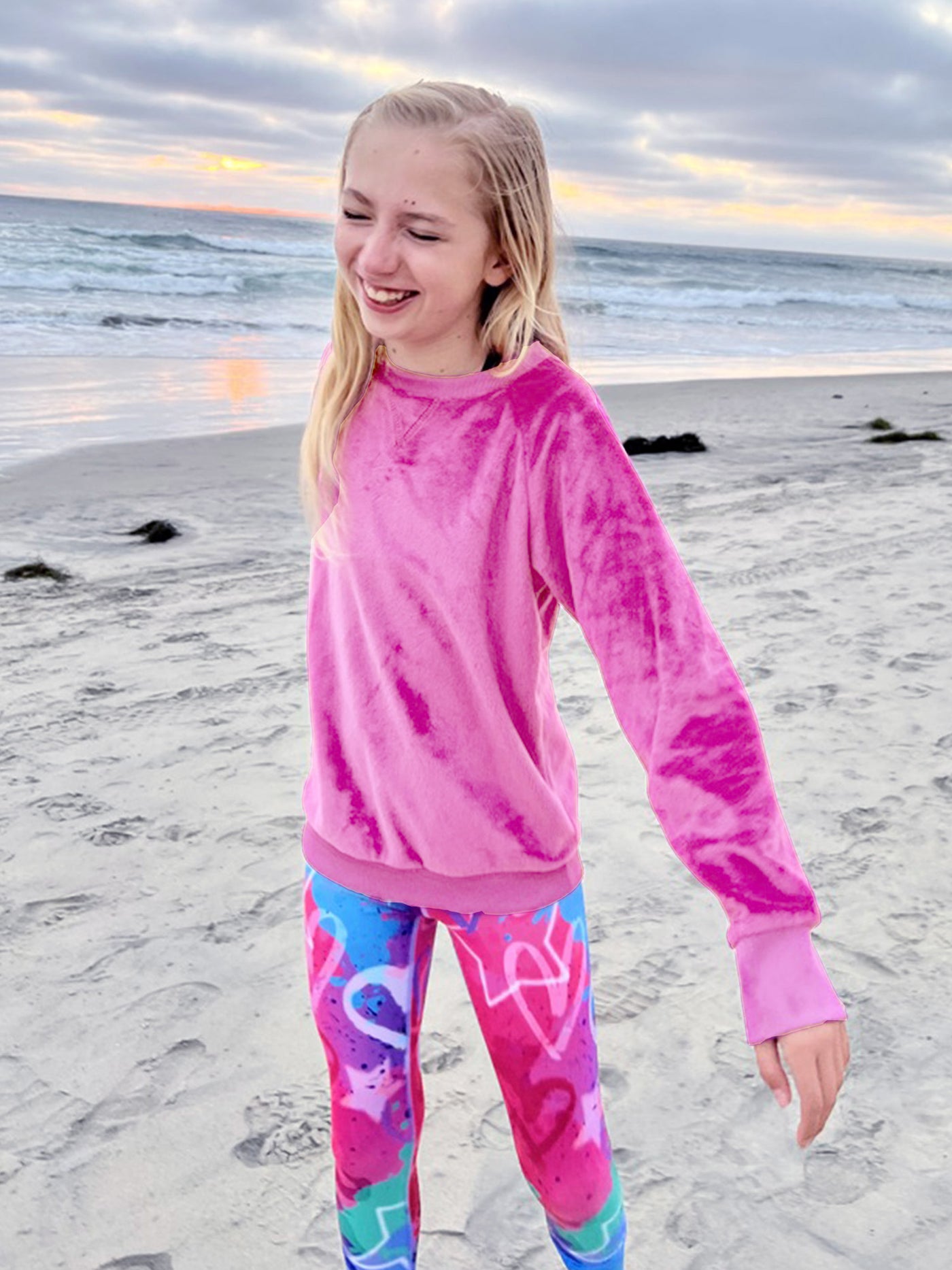 Girls Sweatshirt | Orchid