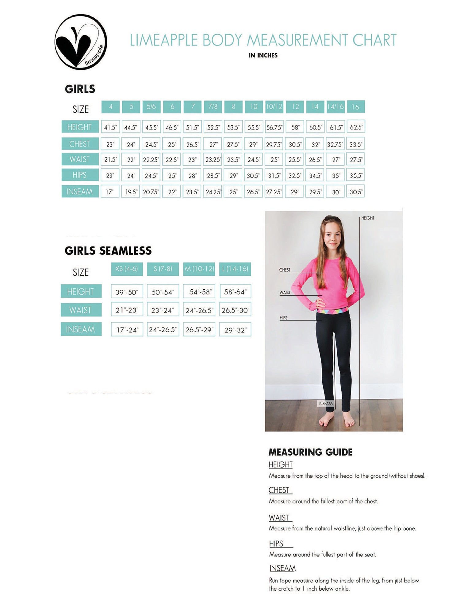 Girls Seamless Activewear Top