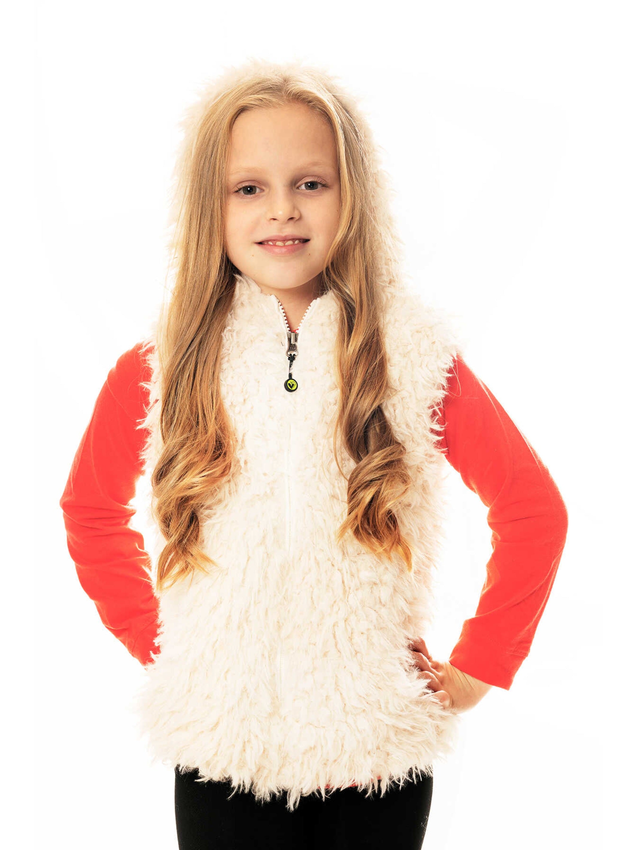 Girls Faux Fur Vest