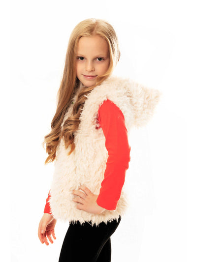 Girls Faux Fur Vest