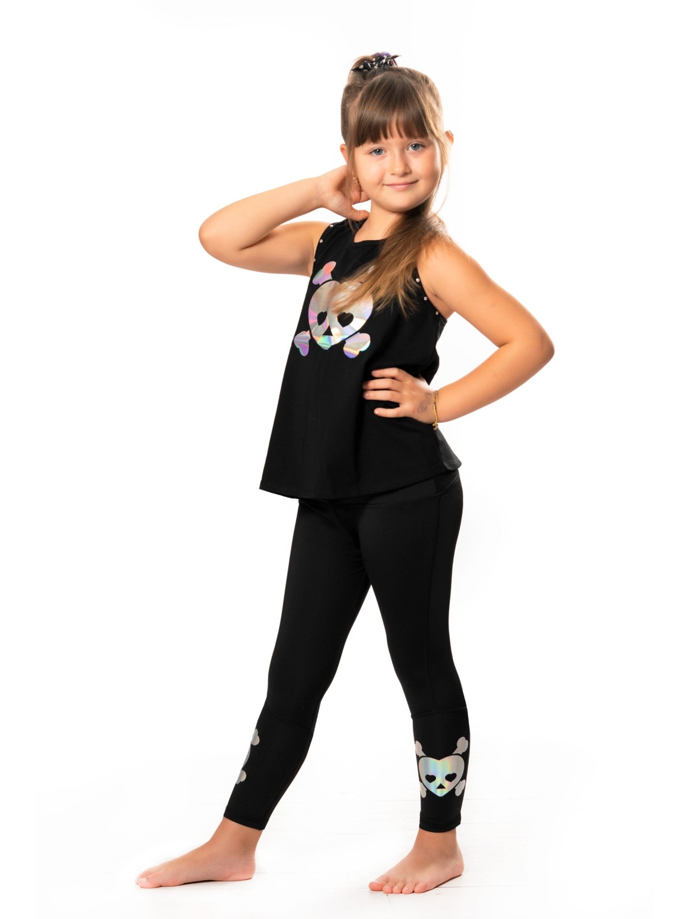 Girls Activewear Capri Leggings