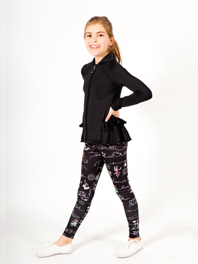 Girls Printed Leggings