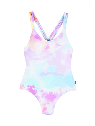 Rosey - Pastel Watercolor One Piece Swimsuit